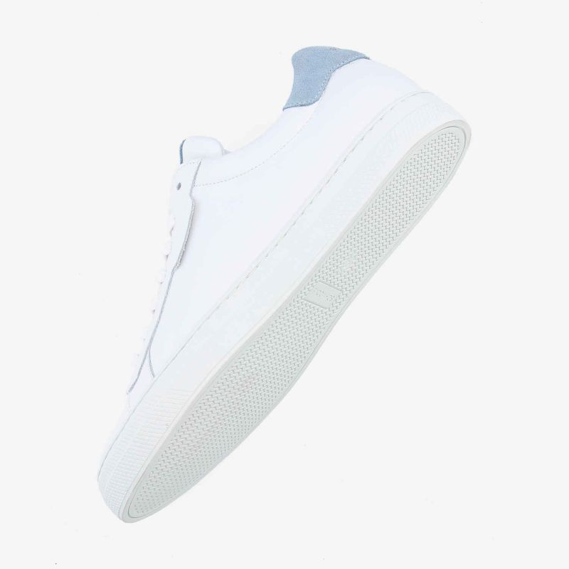 SPARK CLAY M - NAPPA/SUEDE - BLANC/BLEU